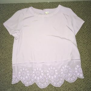 Lovely lilac color blouse